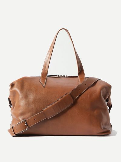 Nomad Leather Weekend Bag from Métier