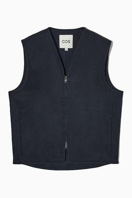 Relaxed Fit Twill Gilet from COS