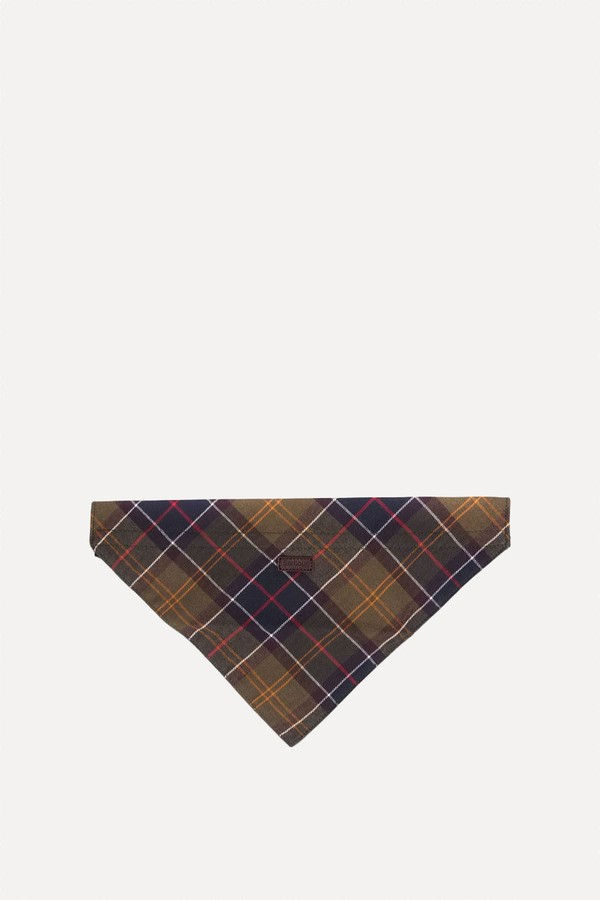 Tartan Cotton Dog Bandana from Barbour