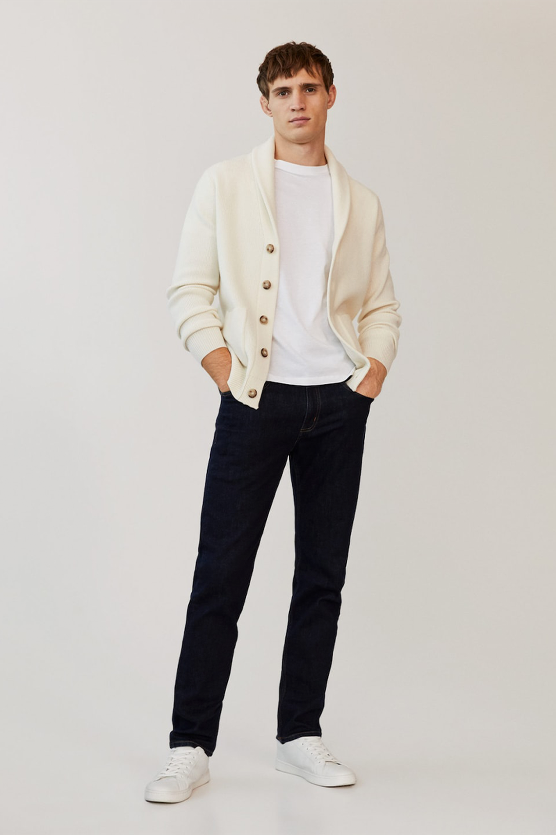 Pocket Wool-Blend Cardigan from Mango