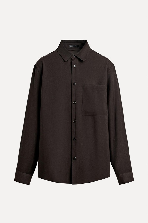 Flowing Shirt With Pocket