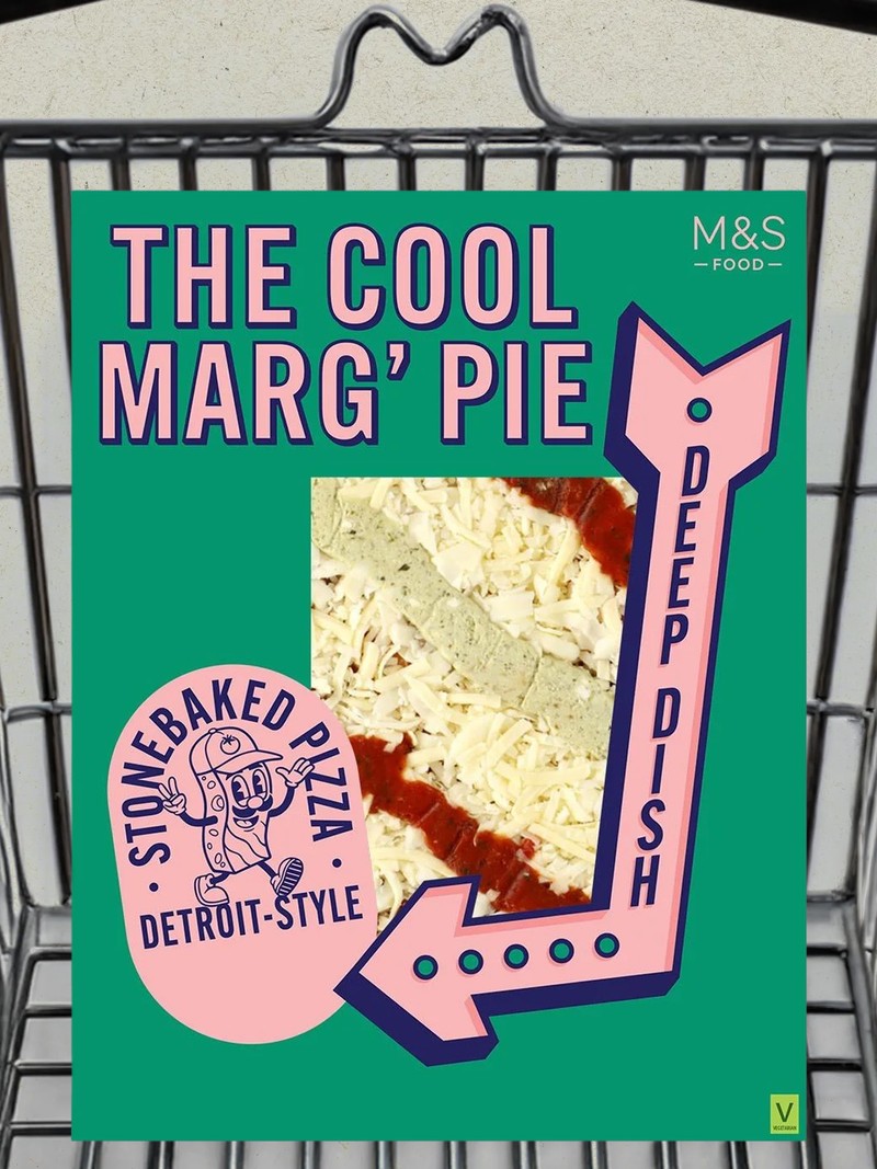 The Cool Marg' Pie Detroit-Style Pizza from Marks & Spencer