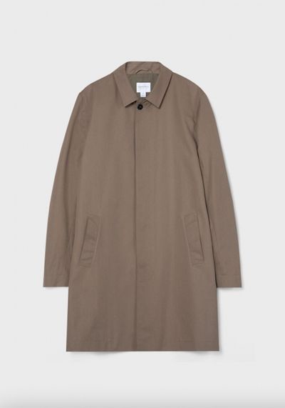  Showerproof Cotton Mac from Sunspel