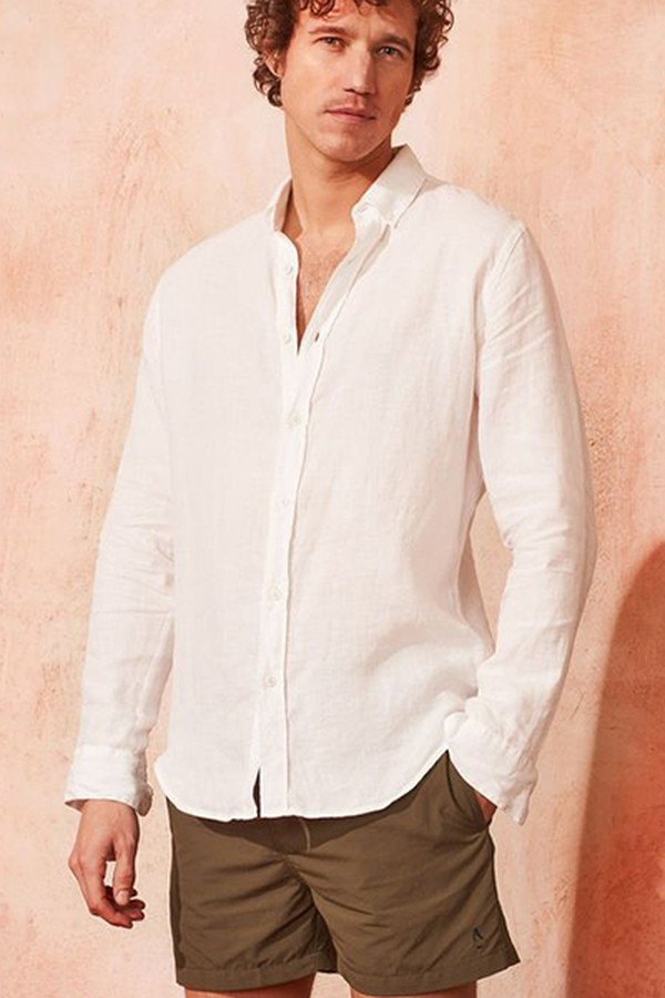 Ecru Linen Shirt from Apneé