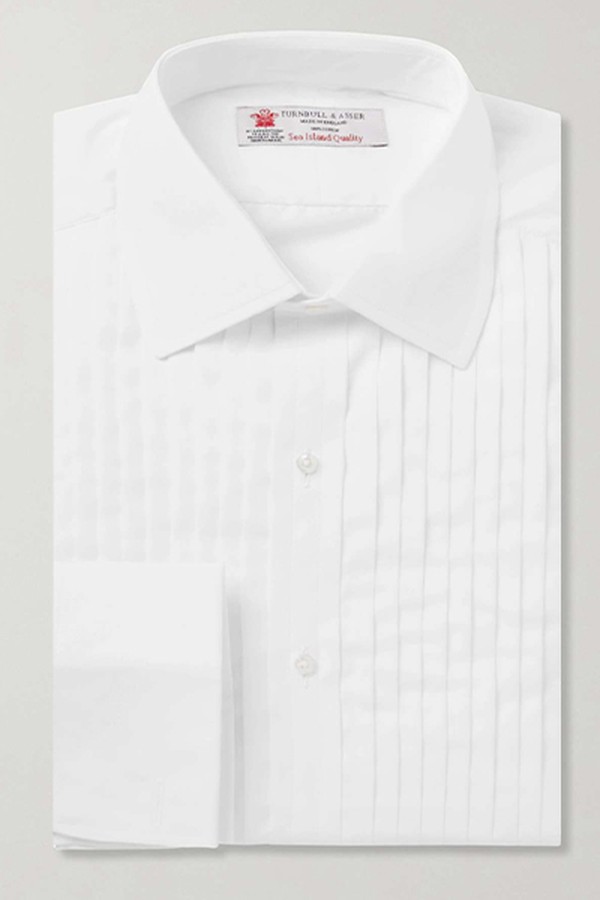 Sea Island Cotton Tuxedo Shirt from Turnbull & Asser