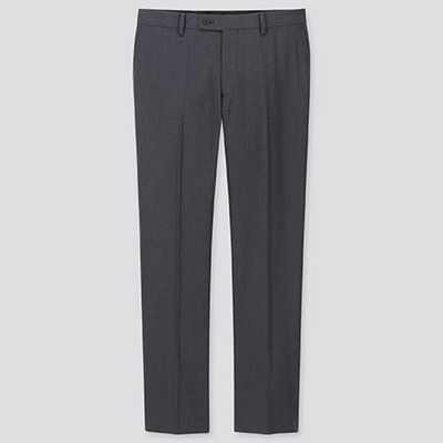 Wool Stretch Slim Fit Trousers from Uniqlo