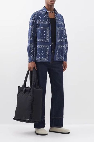 Baou Bandana-Print Cotton Shirt from Jacquemus 