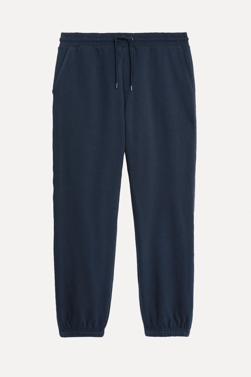 Pure Cotton Fleece Lined Joggers from Marks & Spencer