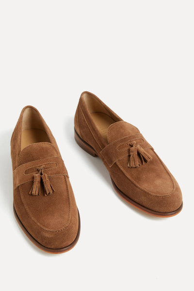 Suede Loafers