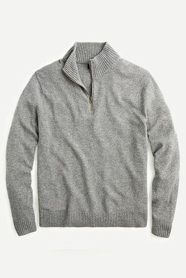Rugged Half-Zip Sweater