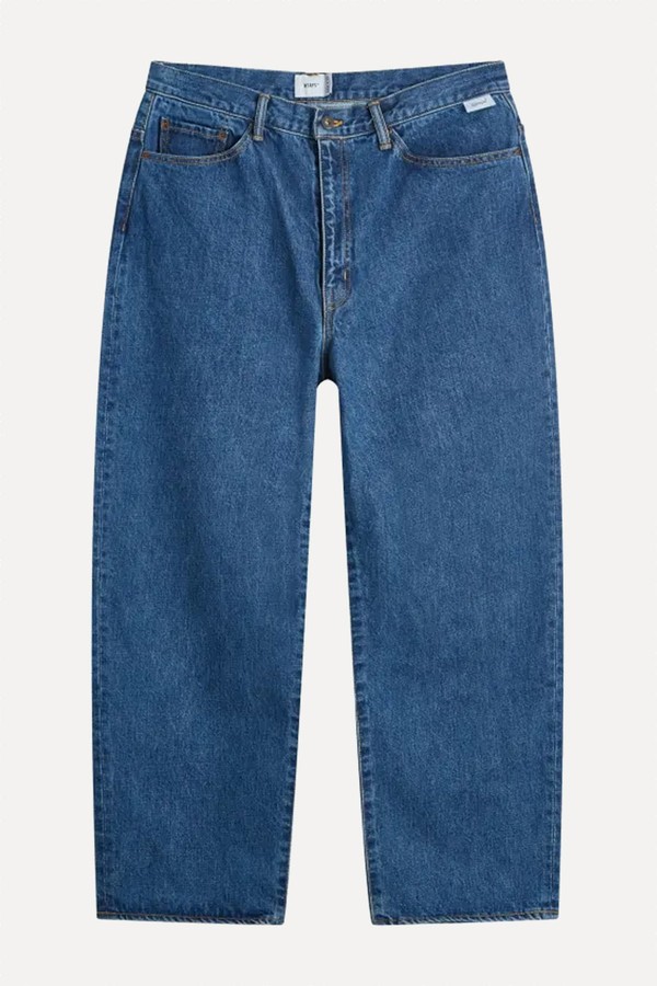 13 Embroidered Straight Leg Denim Jeans from WTAPS