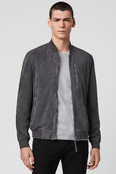 Kemble Suede Bomber Jacket