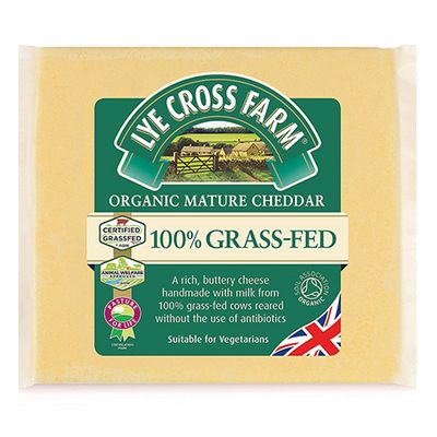 100% Grass Fed Cheddar from Lye Cross Farm