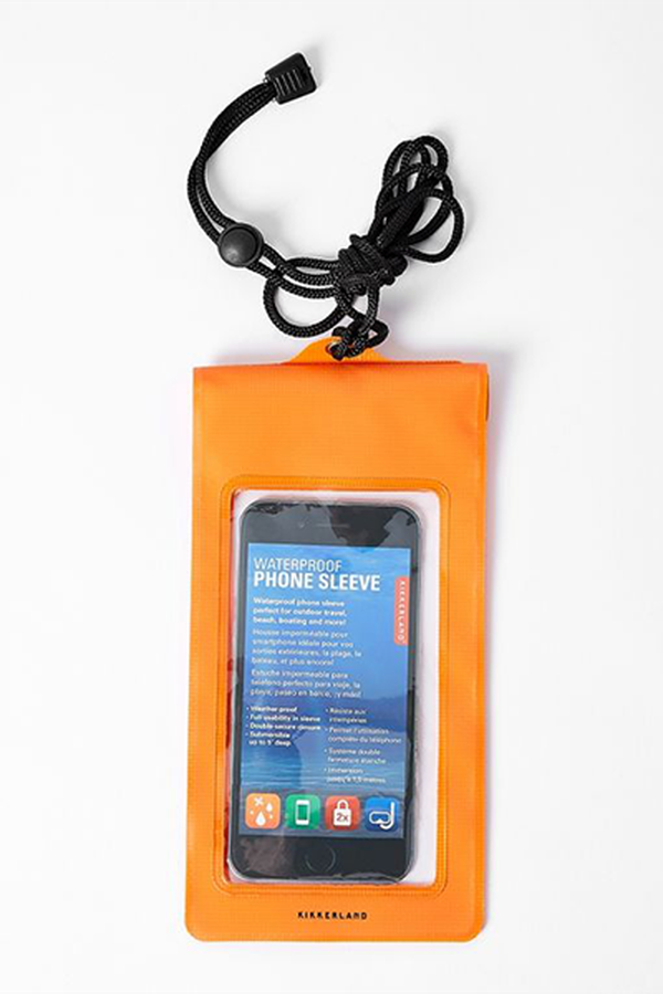 Waterproof Phone Sleeve  from Kikkerland