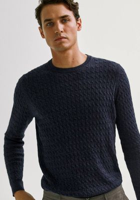 Cable Knit Sweater, £49.95 | Massimo Dutti
