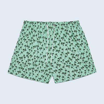 Palm Tree print Swim Shorts from Zara