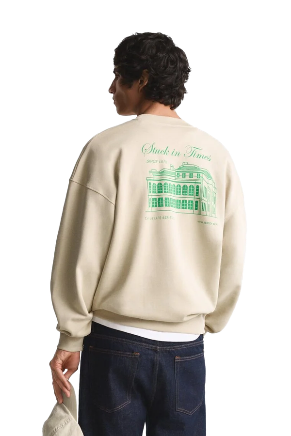 Hotel Print Sweatshirt from Zara