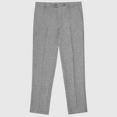 Herringbone Trousers - Monochrome