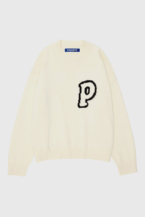 Forge Knit Sweater Ivory from Picante