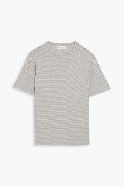 Striped Mélange Cotton-Jersey T-shirt from Officine Générale