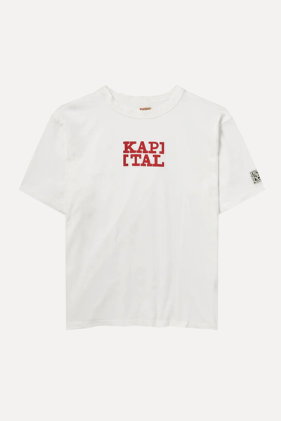 Rookie Logo-Print Cotton-Jersey T-Shirt  from Kapital