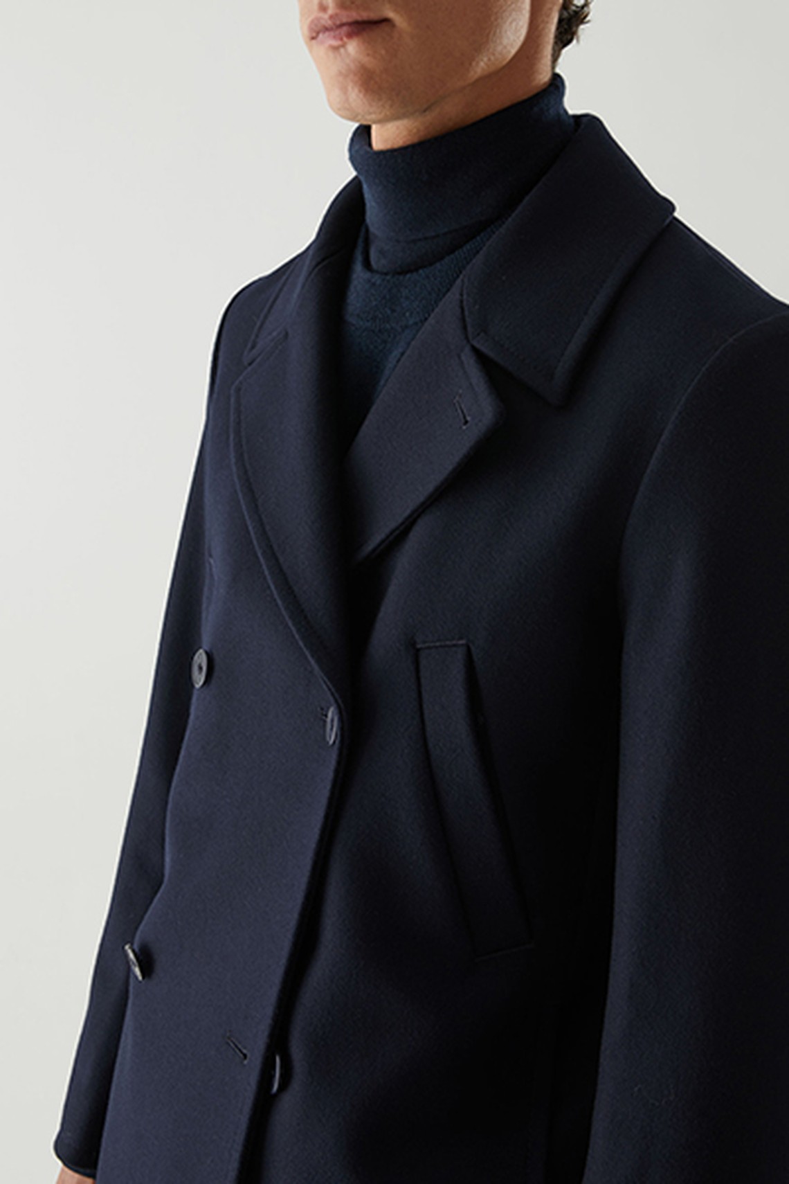 Wool-Mix Pea Coat