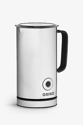 Logo-Print Stainless-Steel Electrical Milk Frother from Grind x Sjöstrand