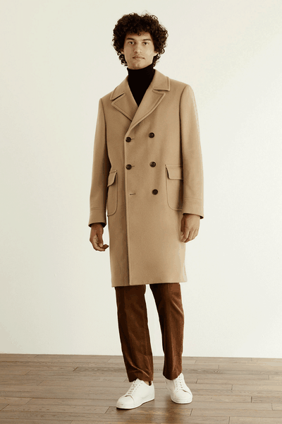 Italian Wool With Cashmere Overcoat