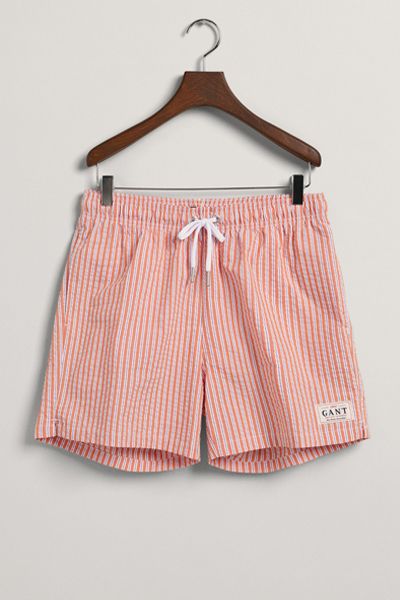 Classic Fit Seersucker Swim Shorts from Gant