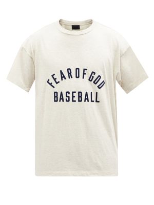 Baseball Logo-Print Cotton Jersey T-Shirt from Fear Of God