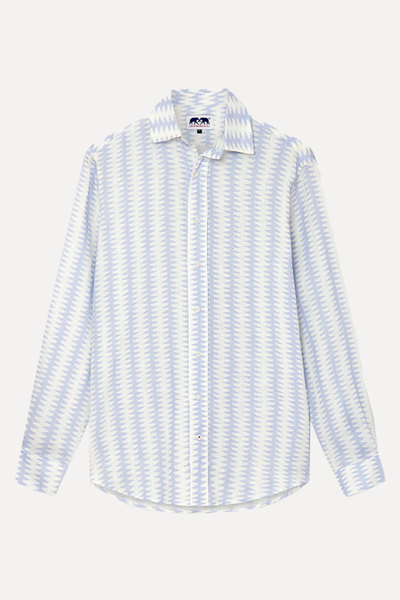 Dishy Fishy Abaco Linen Shirt  from Love Brand & Co