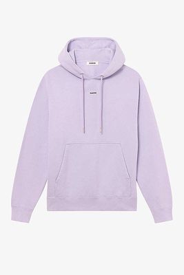 Logo-Embroidered Organic Cotton-Jersey Hoody from SANDRO