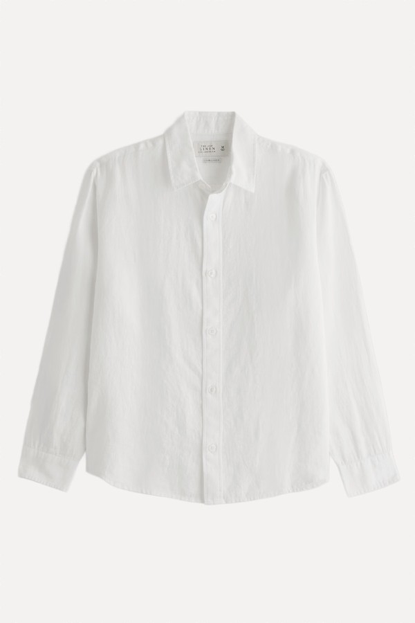Button-Up Shirt 100% Linen