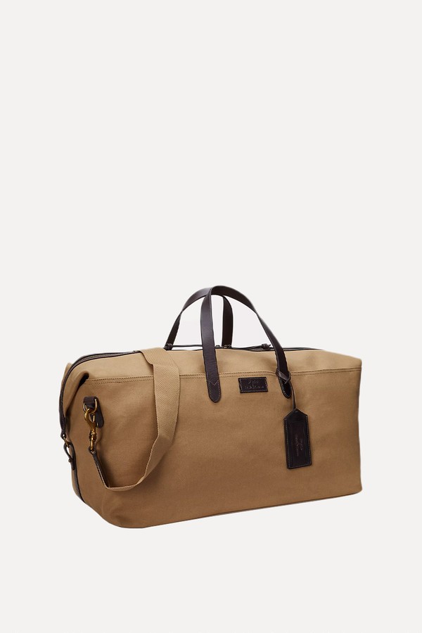 Leather-Trim Canvas Duffel from Polo Ralph Lauren
