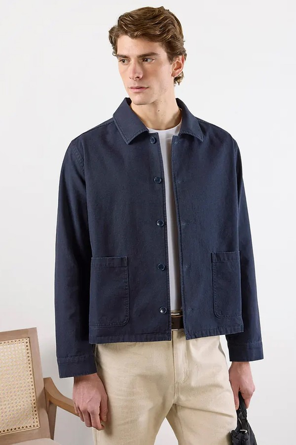 Boxy Cropped Overshirt