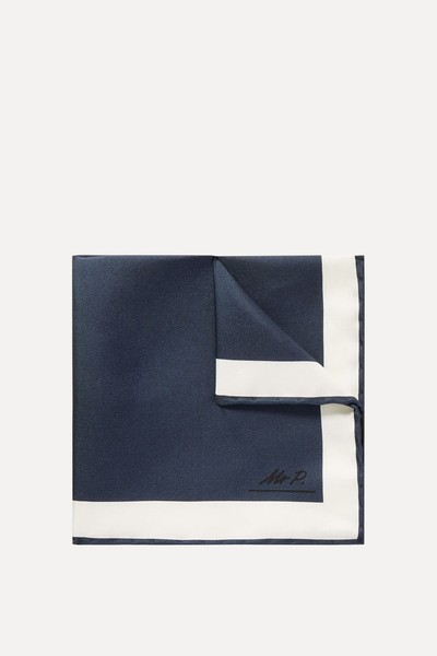 Silk-Twill Pocket Square from Mr P.