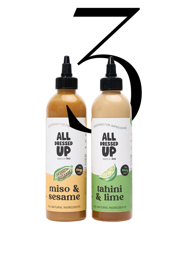 Miso-Sesame & Tahini-Lime Salad Dressing from All Dressed Up