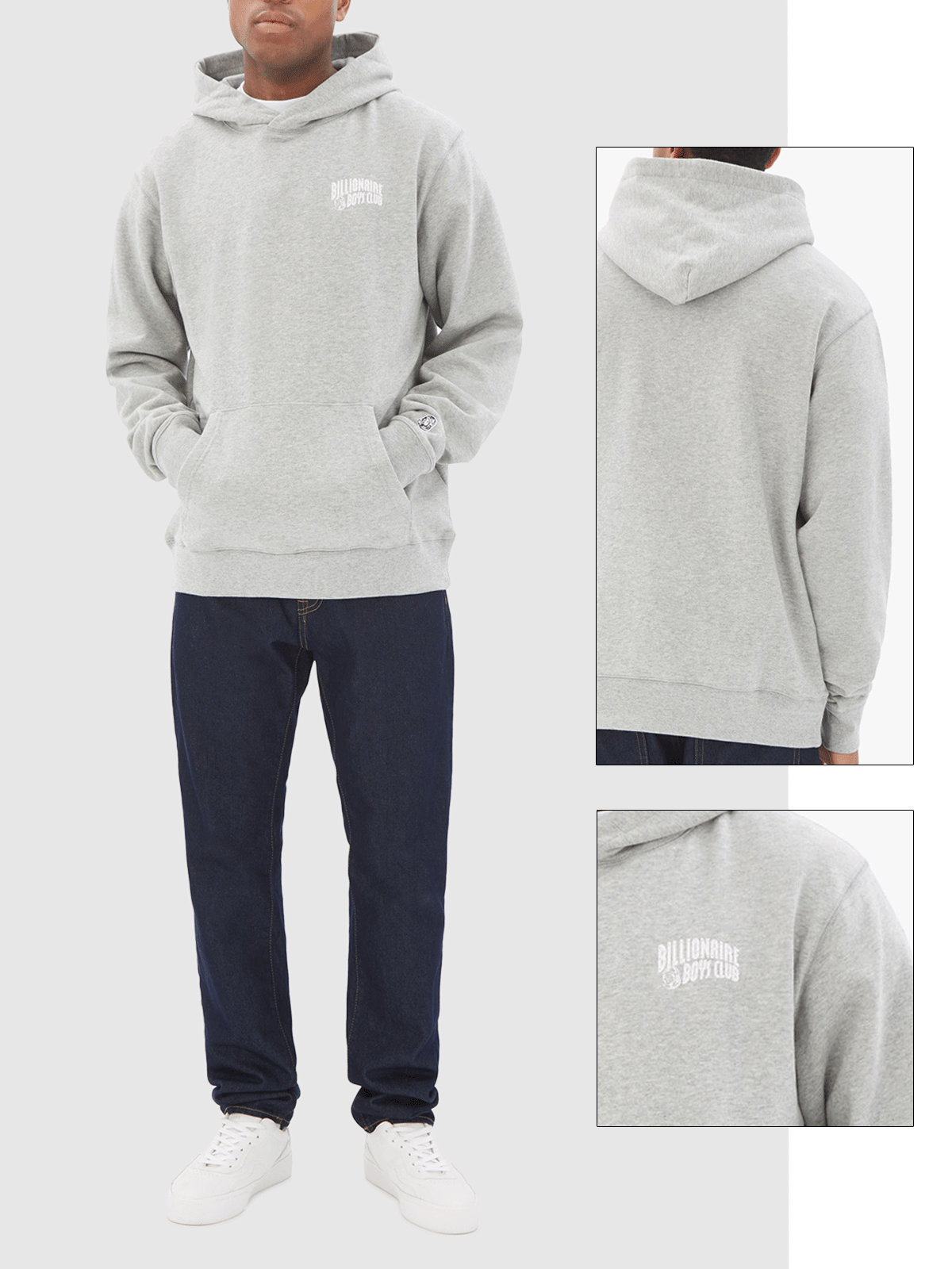 Small Arch Logo Popover Hoodie, £130 | Billionaire Boys Club