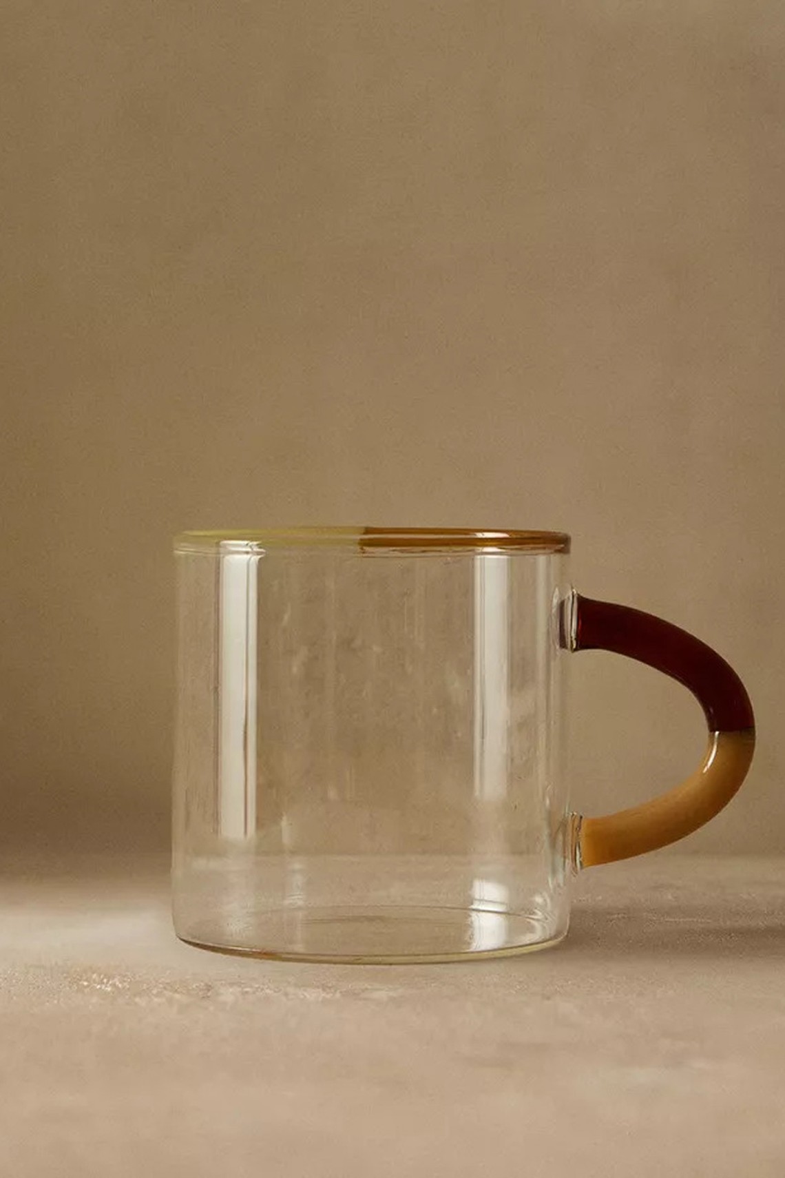 Borosilicate Glass Mug With Coloured Handle from Zara