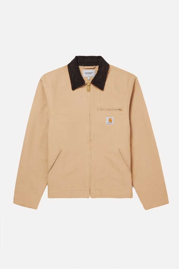 Detroit Corduroy-Trimmed Organic Cotton-Canvas Jacket from Carhartt Wip