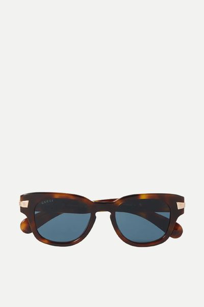 D-Frame Tortoiseshell Acetate And Gold-Tone Sunglasses  from Gucci Eyewear 