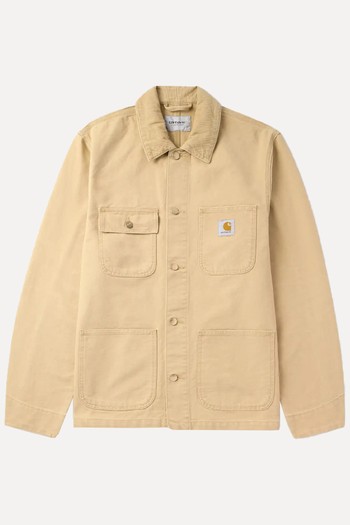 Michigan Corduroy-Trimmed Organic Cotton-Canvas Chore Jacket from Carhartt Wip