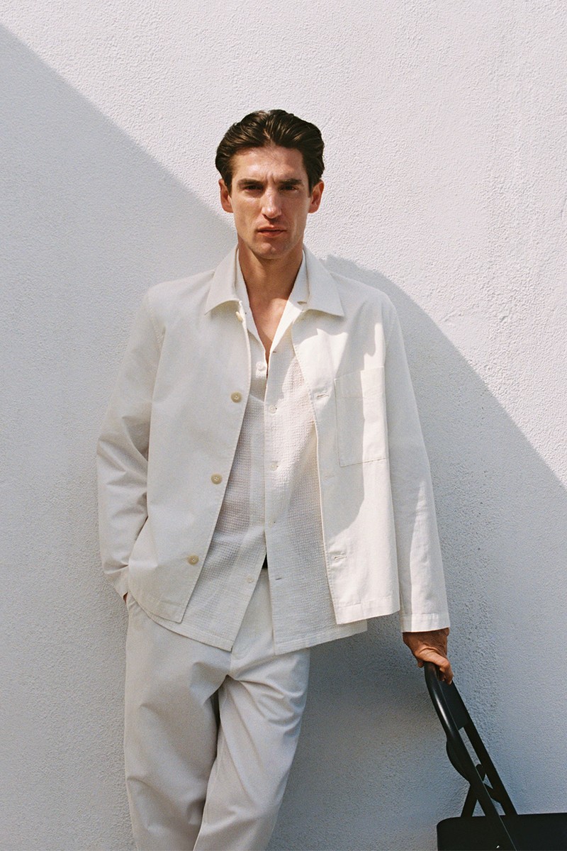 Linen-Cotton Overshirt With Pocket from Mango