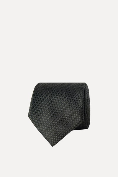 Textured Tie 100% Silk