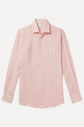 Striped Linen Shirt  from Richard James 