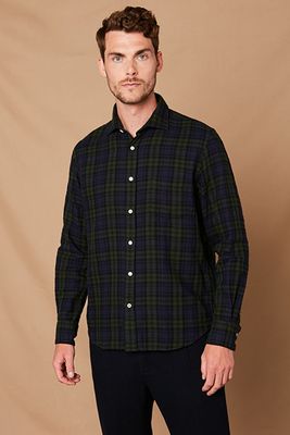 Double-Face Cotton Flannel Paul Regular Shirt