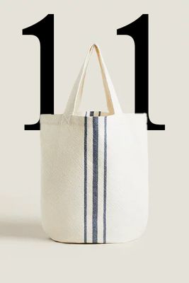 Striped Beach Bag from Zara