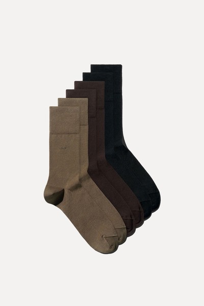 Set Of 6 Mid Length Socks from CDLP