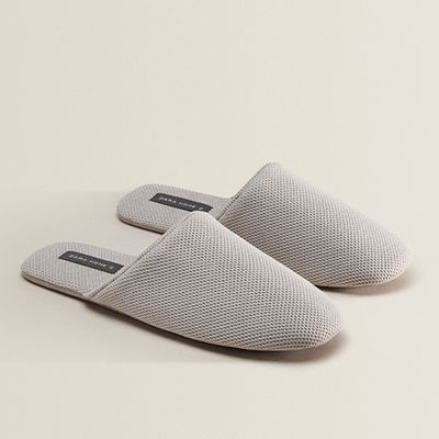Fabric Slippers With Detailing from Zara Home
