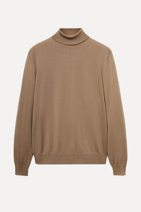 Willy Merino Wool Turtle Neck Jumper from Mango